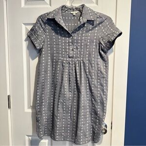 Max Studio Blue Short Sleeve Patterned Dress size Small